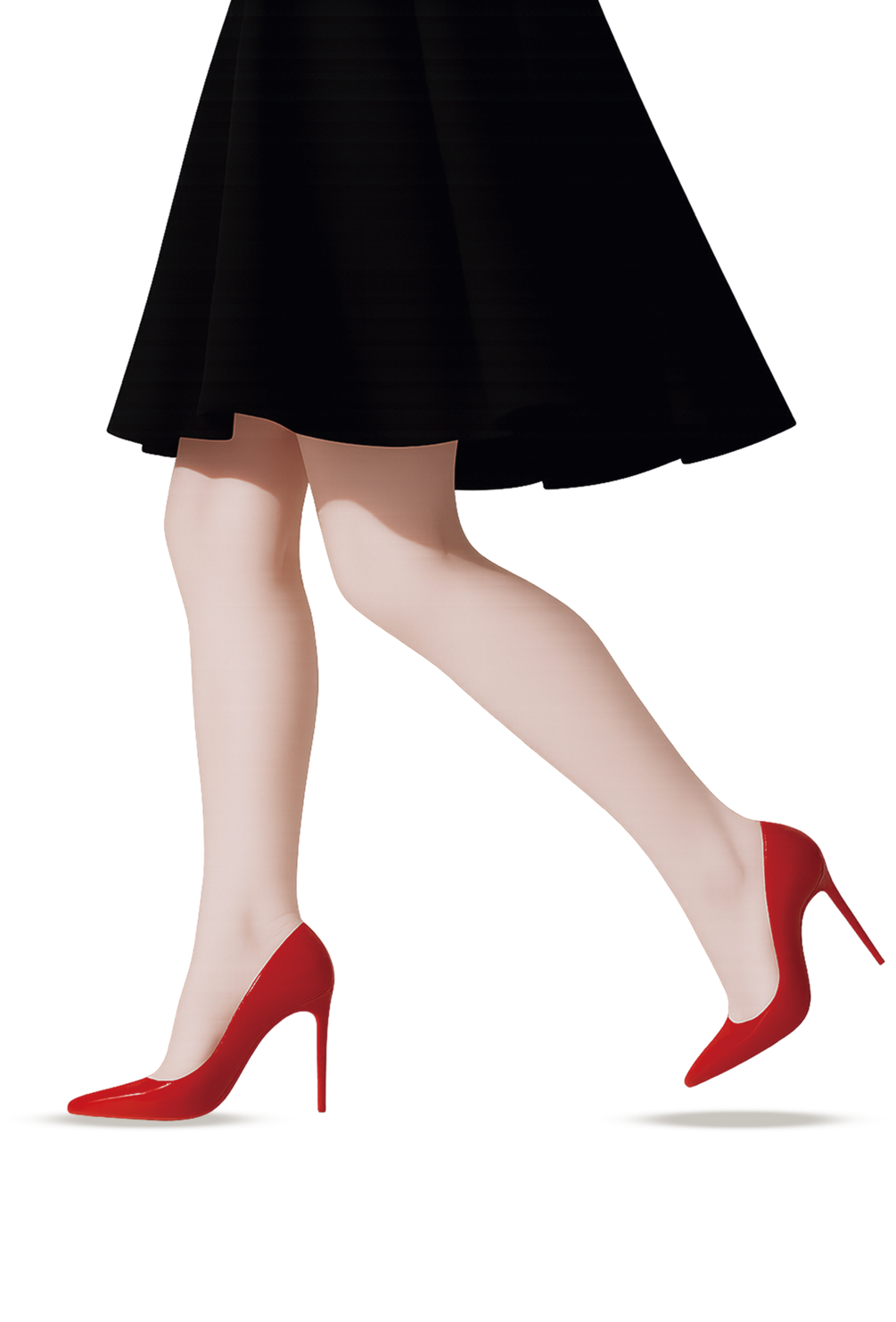 歩いている女性